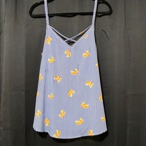 3/$40 NWOT Torrid Orange and Striped Tank